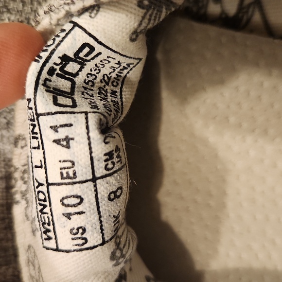 Hey Dude Wendy linen gray size 10 - Picture 6 of 7